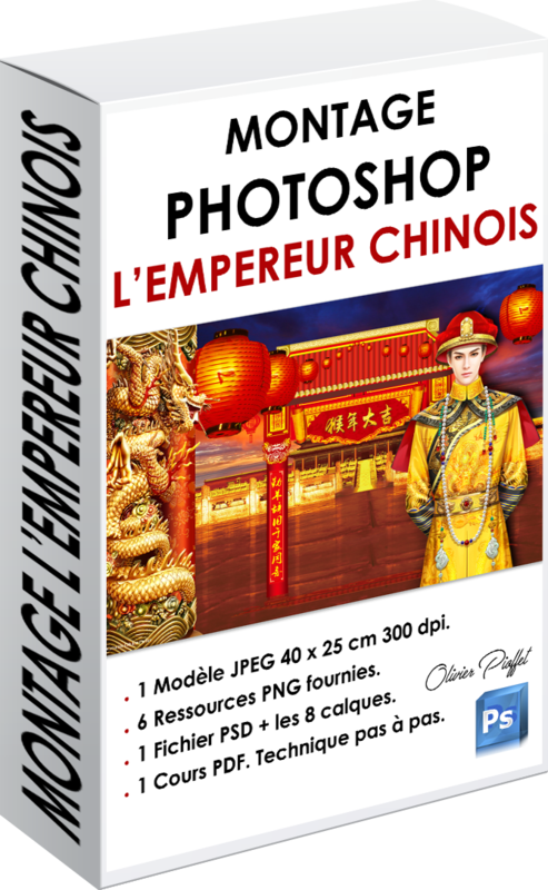 Pack Montage Photoshop L'Empereur Chinois