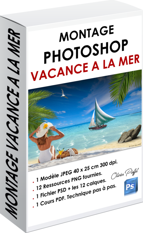 Pack Montage Photoshop Vacance à la Mer