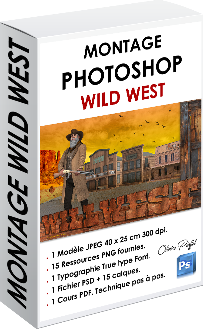 PACK Montage Photoshop Wild West