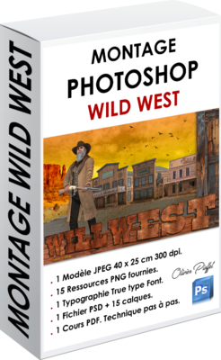 PACK Montage Photoshop Wild West