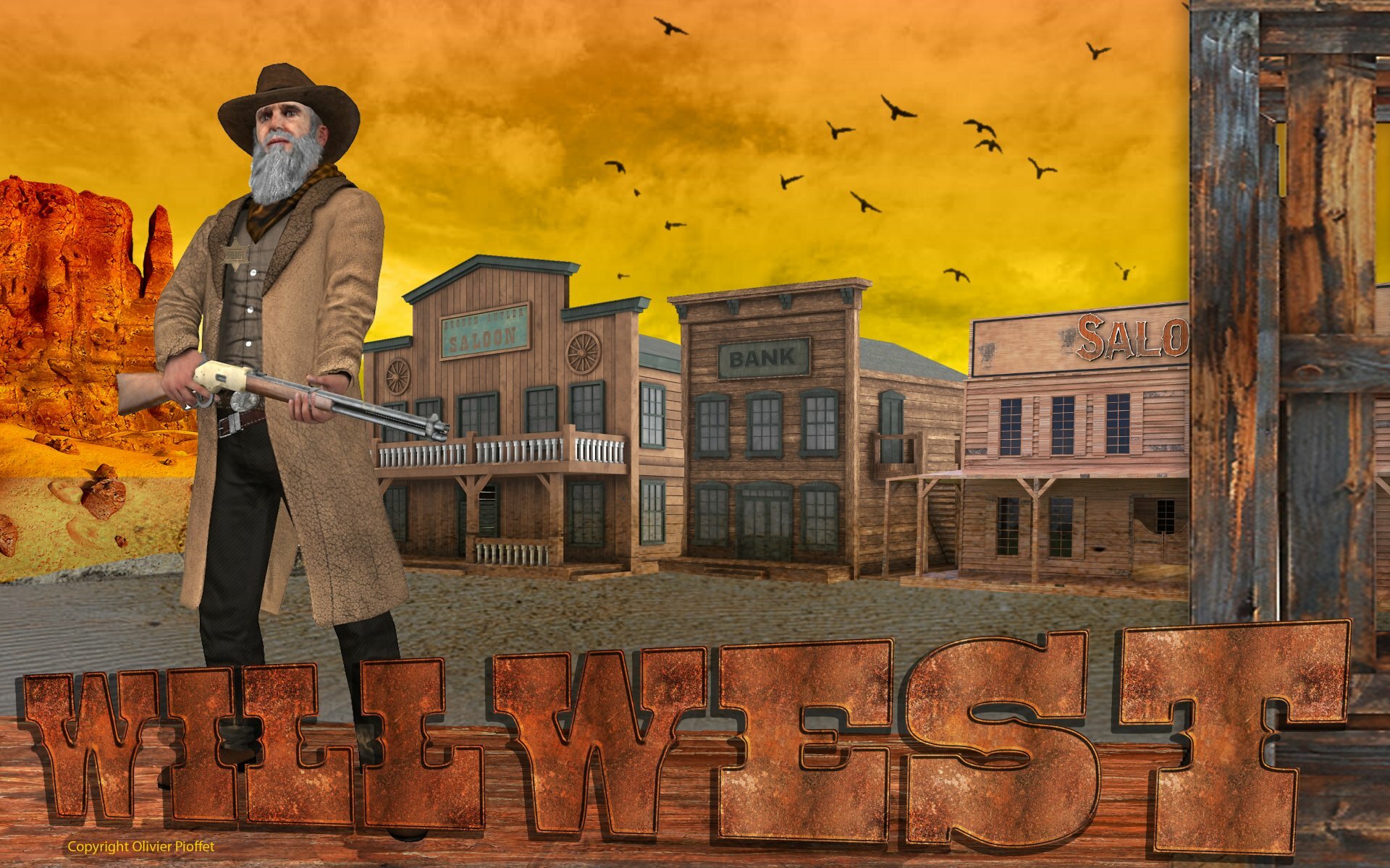 PACK Montage Photoshop Wild West