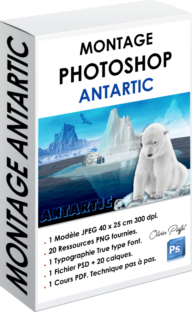 PACK MONTAGE PHOTOSHOP ANTARTIC