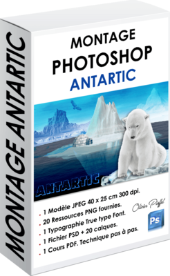 PACK MONTAGE PHOTOSHOP ANTARTIC