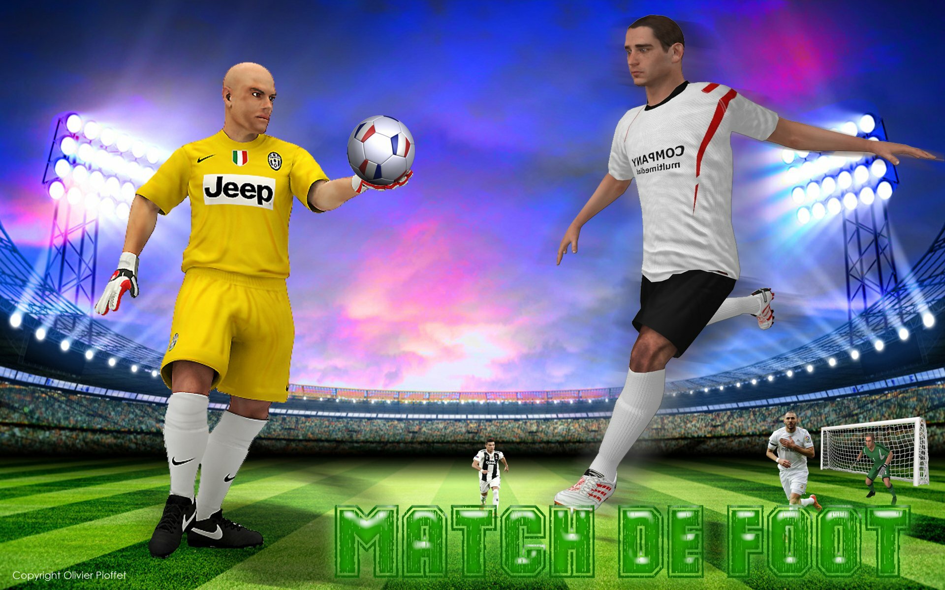 PACK Montage Photoshop Match de Foot