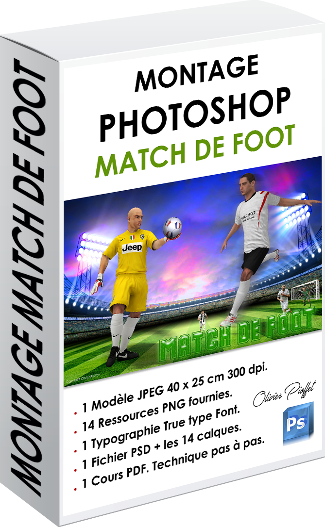 PACK Montage Photoshop Match de Foot