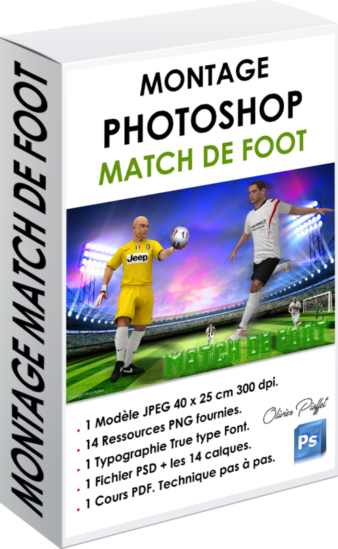 PACK Montage Photoshop Match de Foot