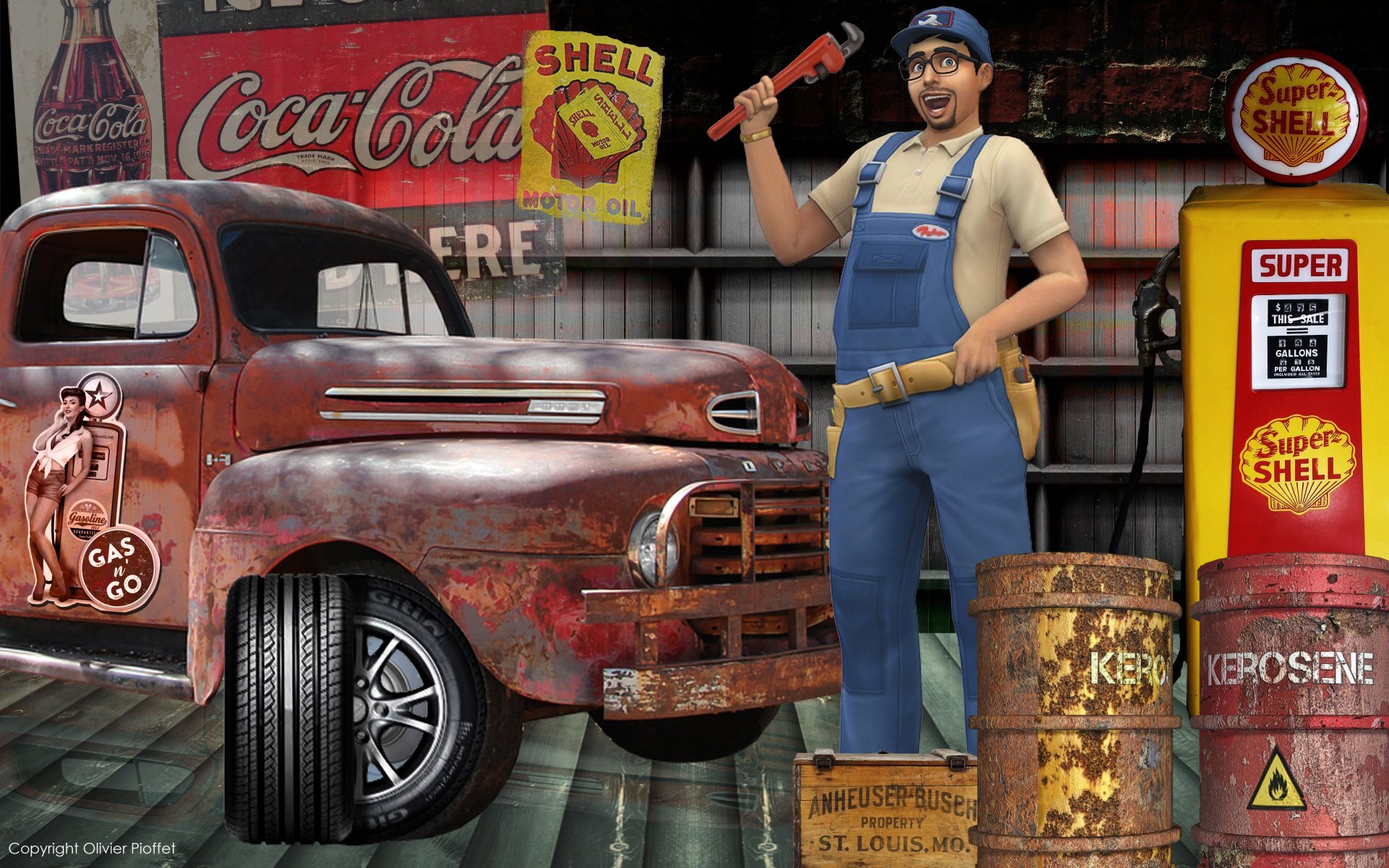 Pack Montage Photoshop Le Garagiste