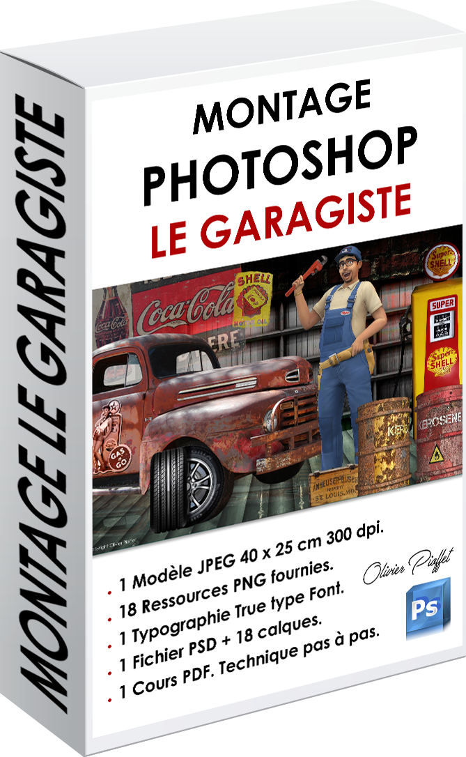Pack Montage Photoshop Le Garagiste