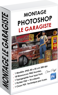 Pack Montage Photoshop Le Garagiste