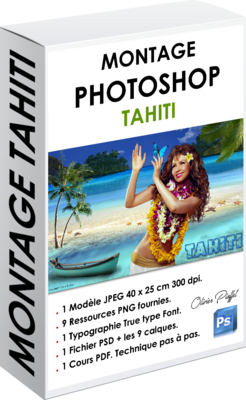 Pack Montage Photoshop Tahiti