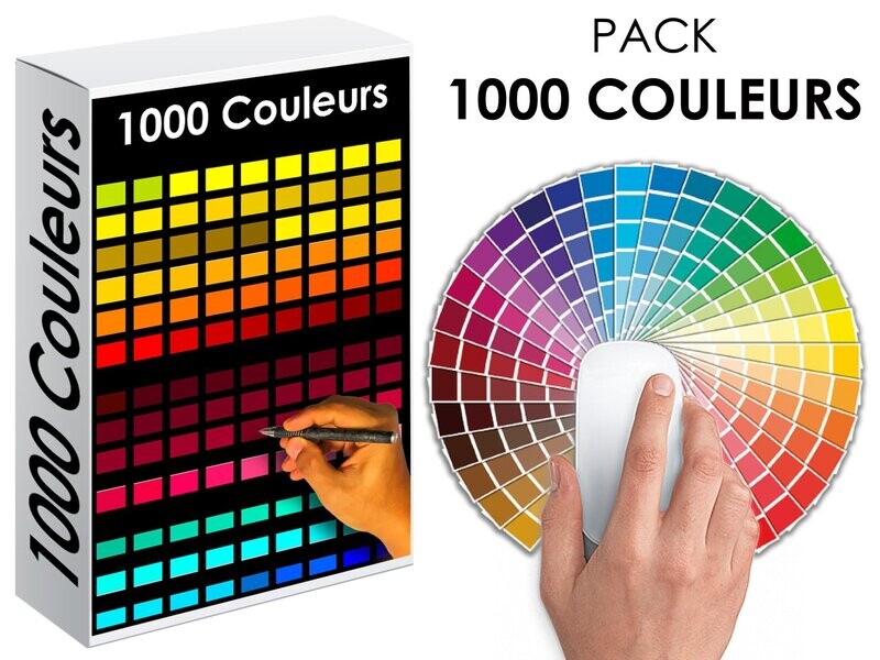 A. PACK COULEURS 1000 JPEG