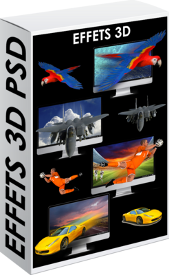 A. PACK EFFETS 3D PSD