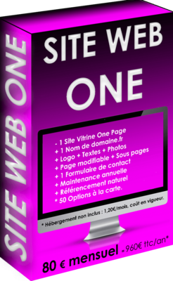 SITE WEB ONE