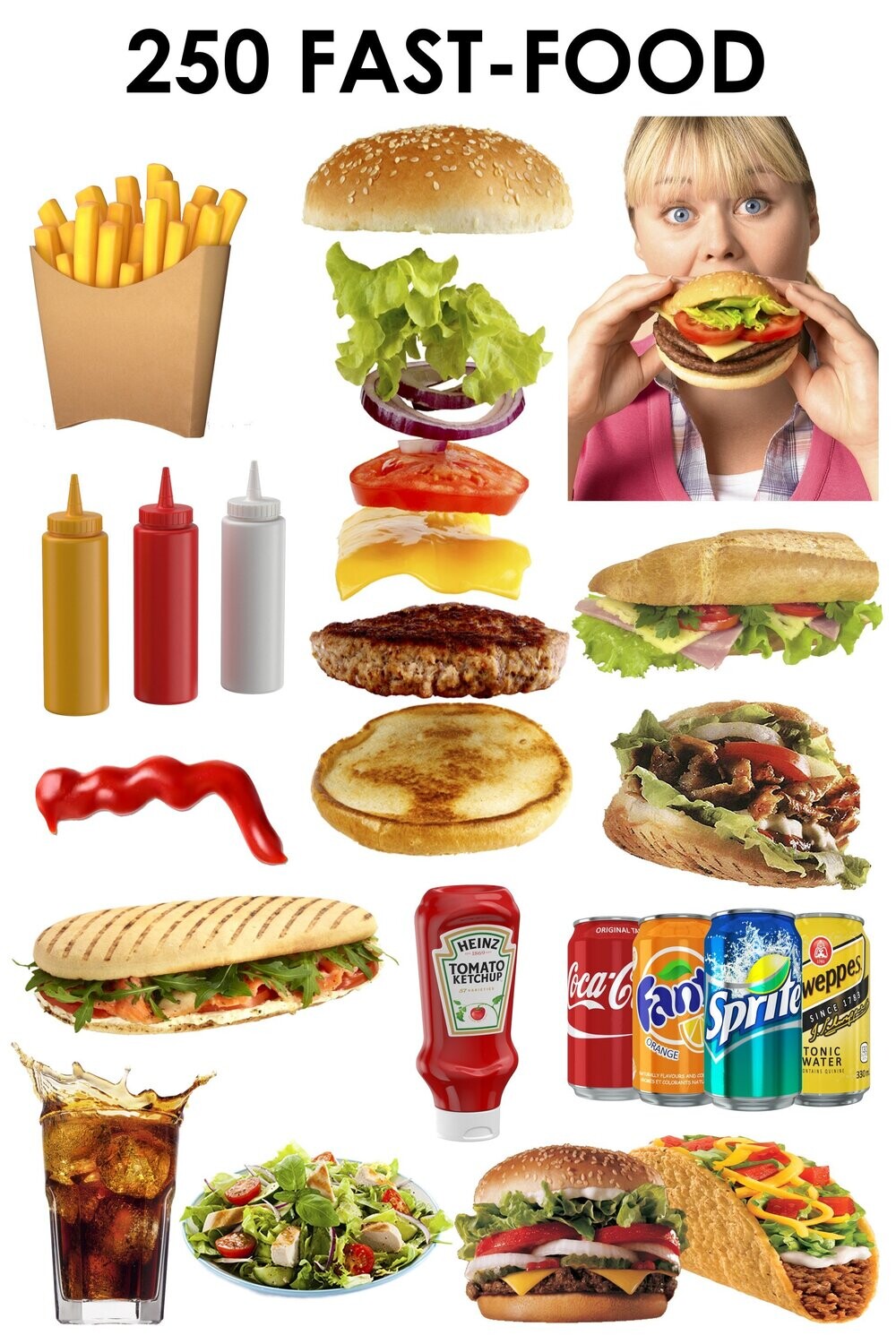 E. PACK FAST-FOOD 250 PNG