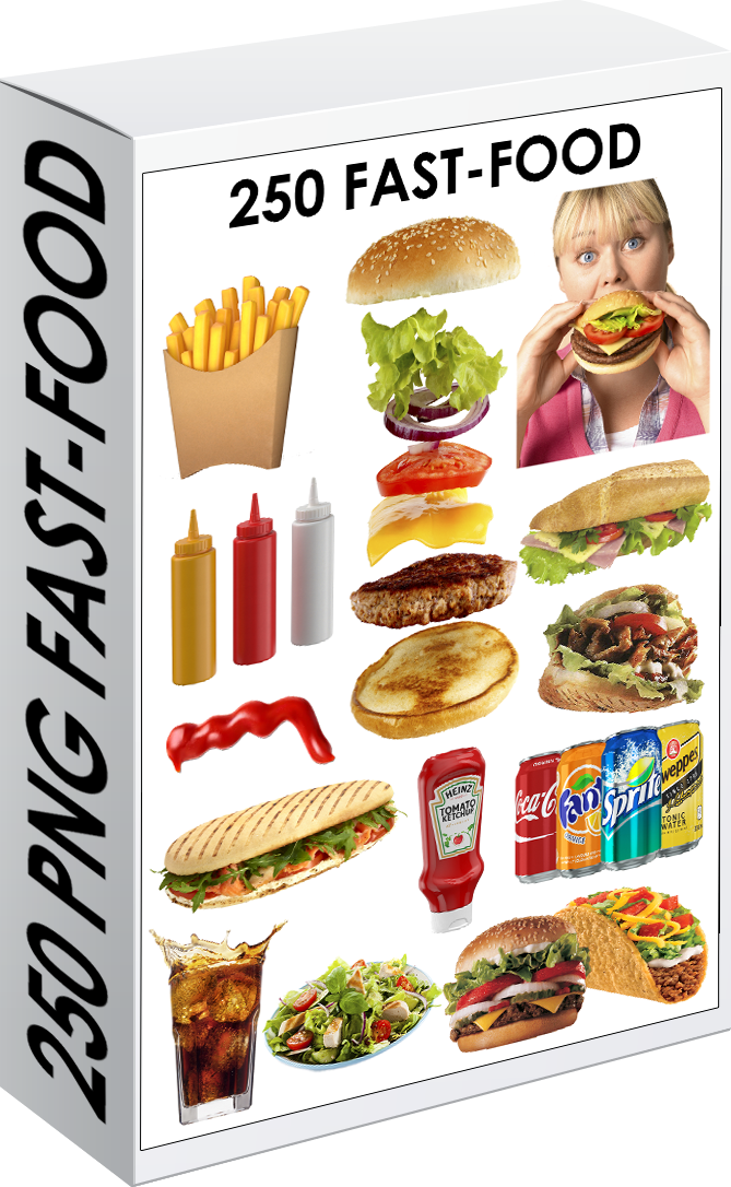 E. PACK FAST-FOOD 250 PNG