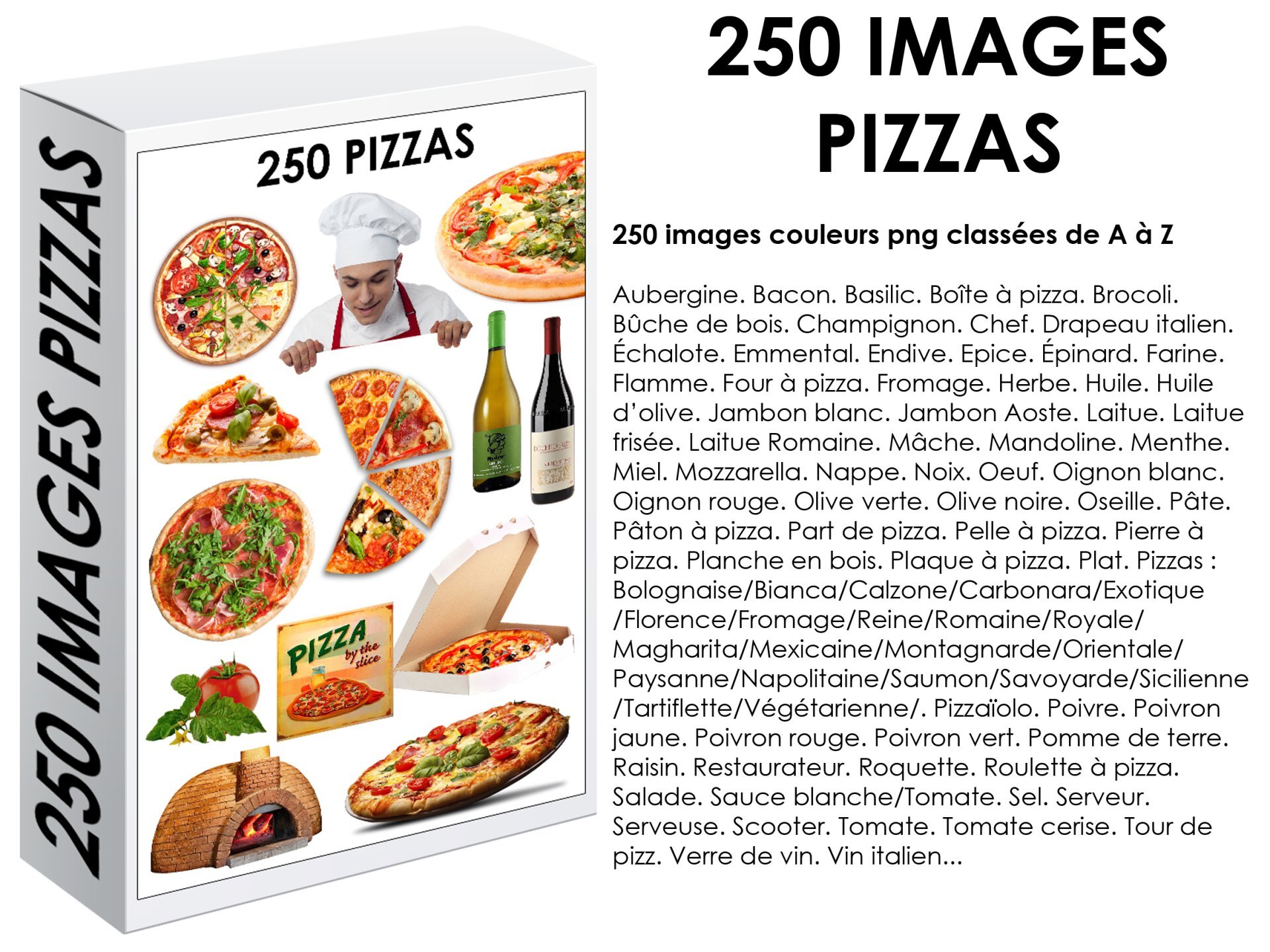 E. PACK PIZZAS 250 PNG