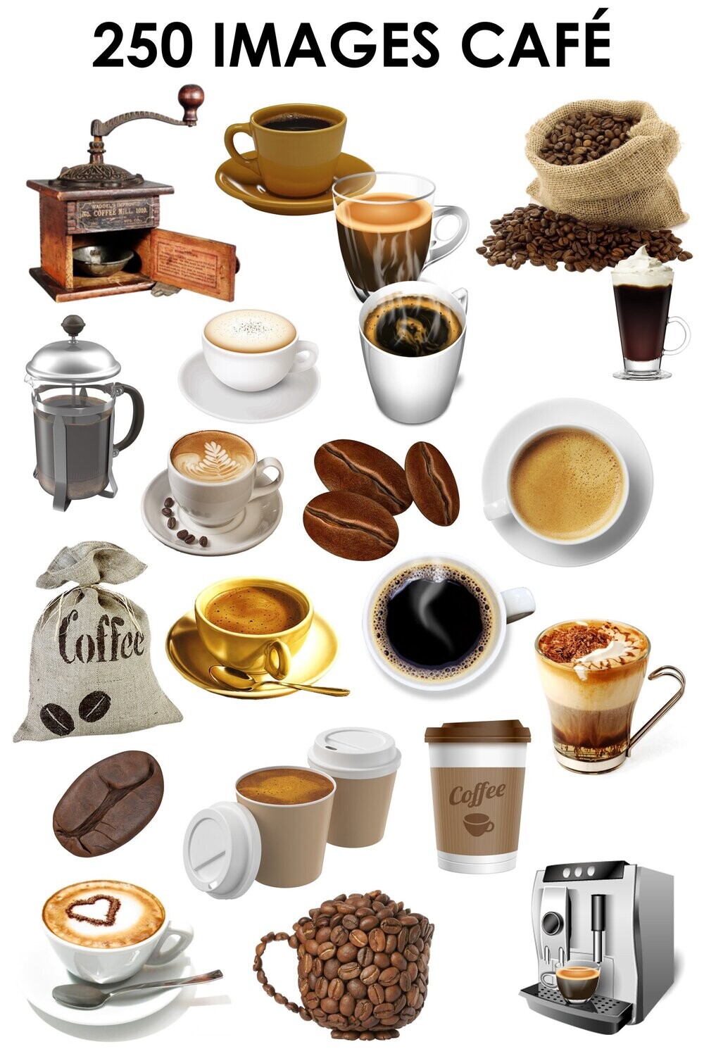 E. PACK CAFE 250 PNG