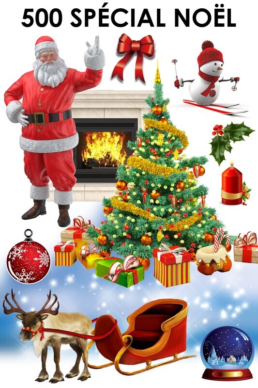 E. PACK SPÉCIAL NOEL 500 PNG