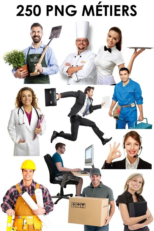 E. PACK MÉTIERS 250 PNG