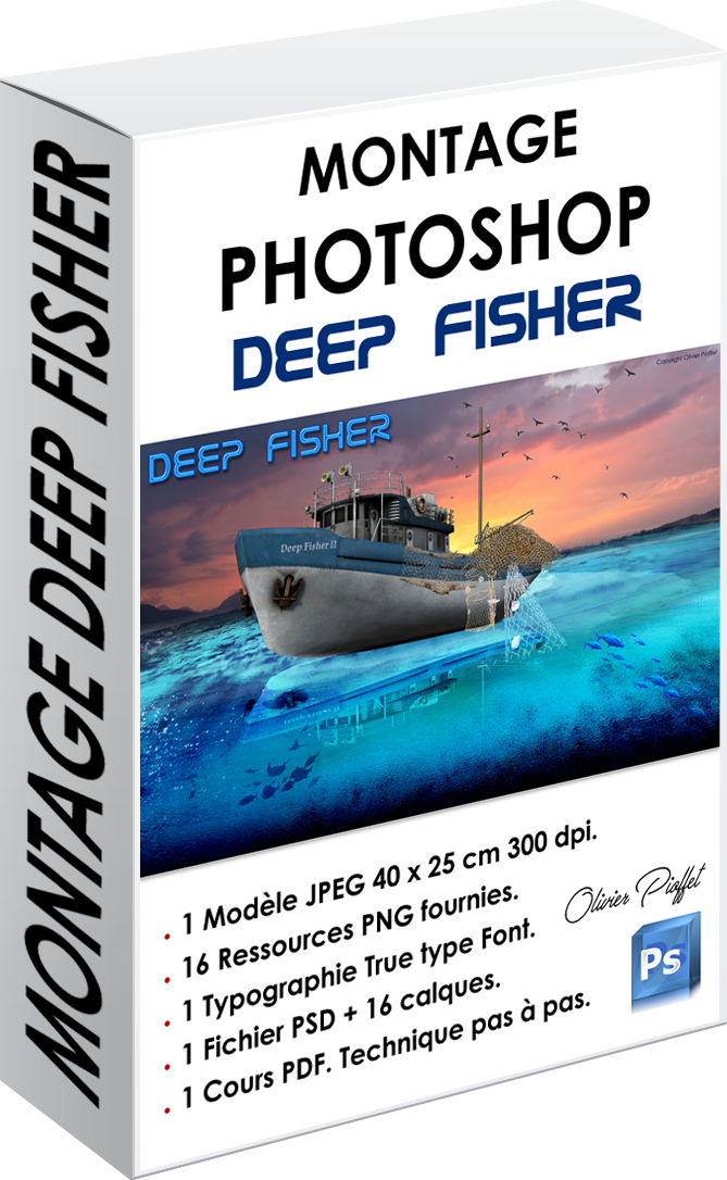 PACK MONTAGE PHOTOSHOP DEEP FISHER