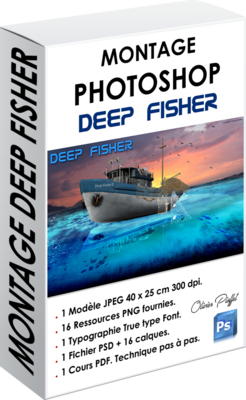 PACK MONTAGE PHOTOSHOP DEEP FISHER
