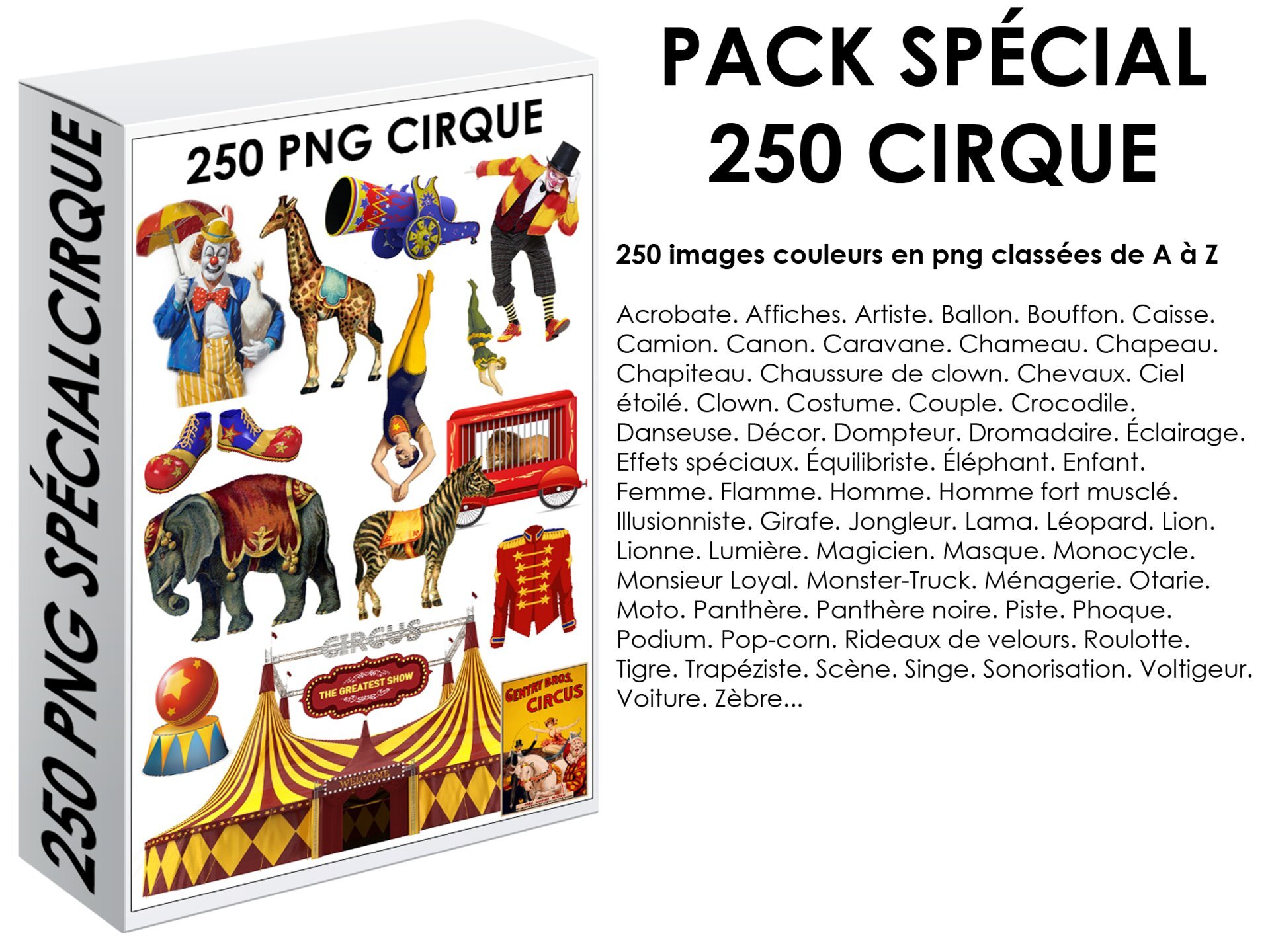 E. PACK CIRQUE 250 PNG
