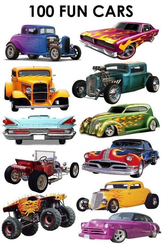 E. PACK FUN CARS 100 PNG