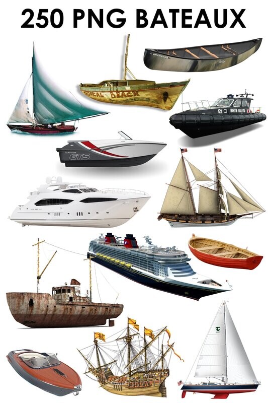 E. PACK BATEAUX 250 PNG
