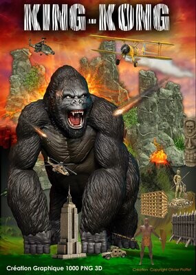 PACK 2023 - Création KING-KONG 1000 PNG