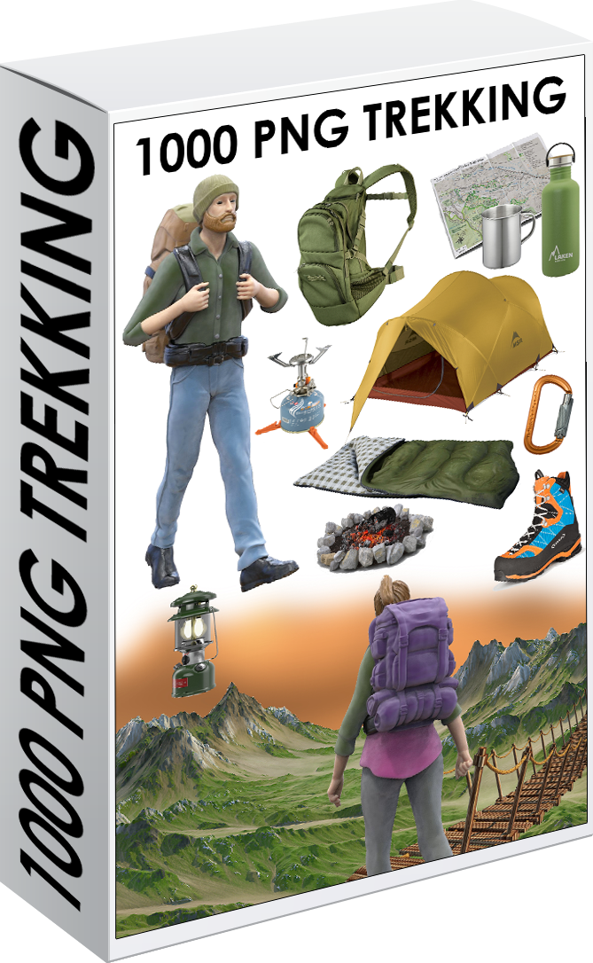 E. PACK 1000 PNG TREKKING