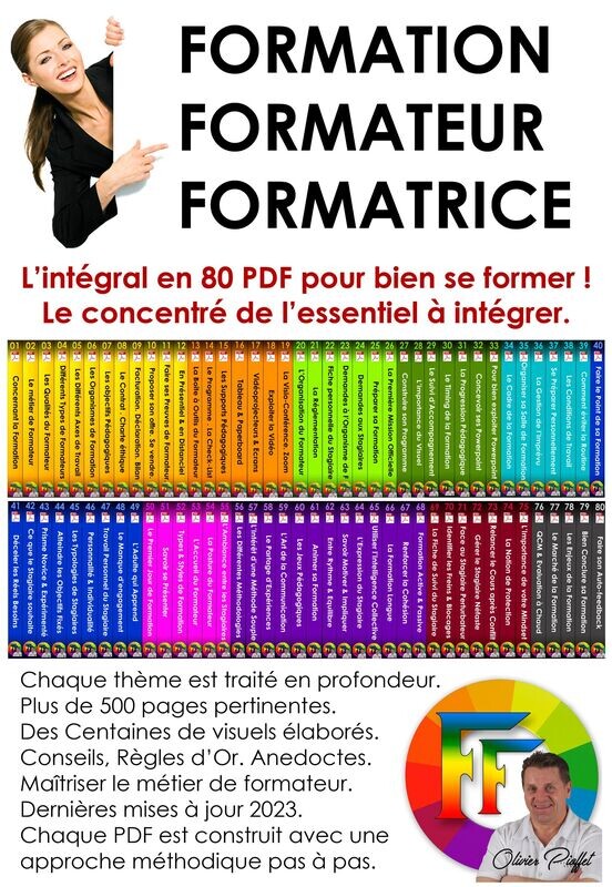 PACK COLLECTION 80 PDF FORMATION DE FORMATEUR, FORMATRICE