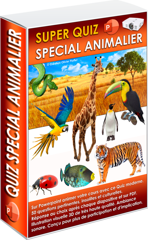QUIZ POWERPOINT SPECIAL ANIMALIER