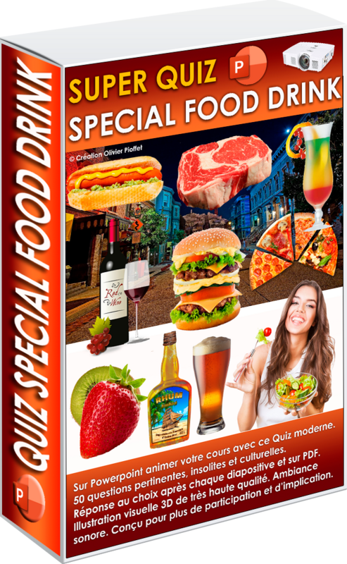 QUIZZ POWERPOINT SPECIAL FOOD DRINK