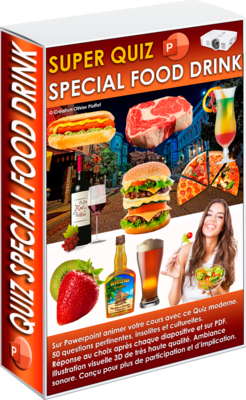QUIZZ POWERPOINT SPECIAL FOOD DRINK
