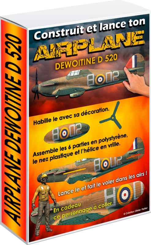 PLANEUR A CONSTRUIRE AIRPLANE DEWOITINE D 520