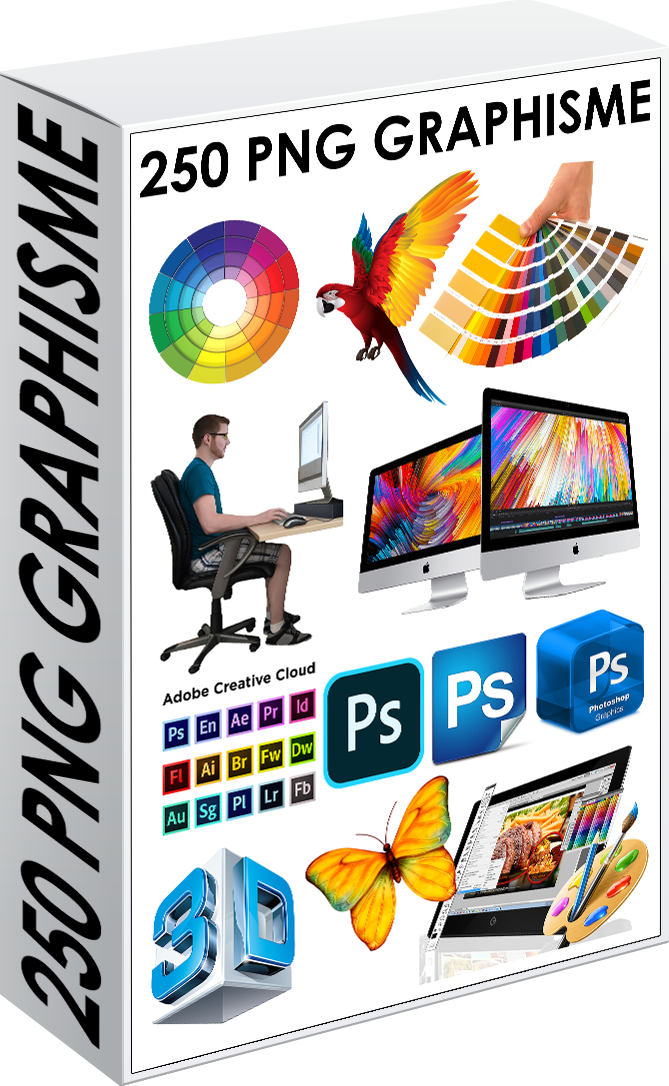 E. PACK GRAPHISME. 250 PNG