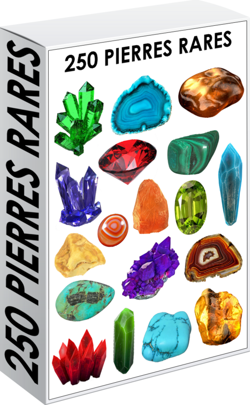 E. PACK PIERRES RARES 250 PNG
