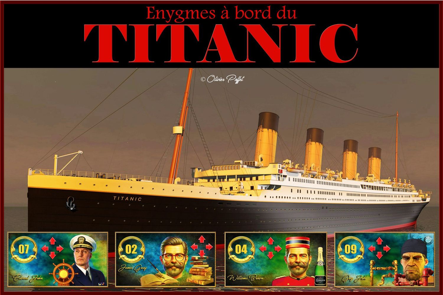 JEU ENYGMES A BORD DU TITANIC