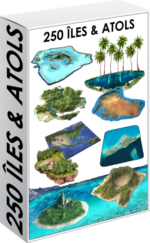 E. PACK ÎLES & ATOLS 250 PNG