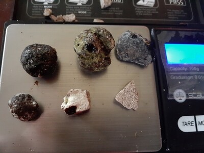 Ambergris selection