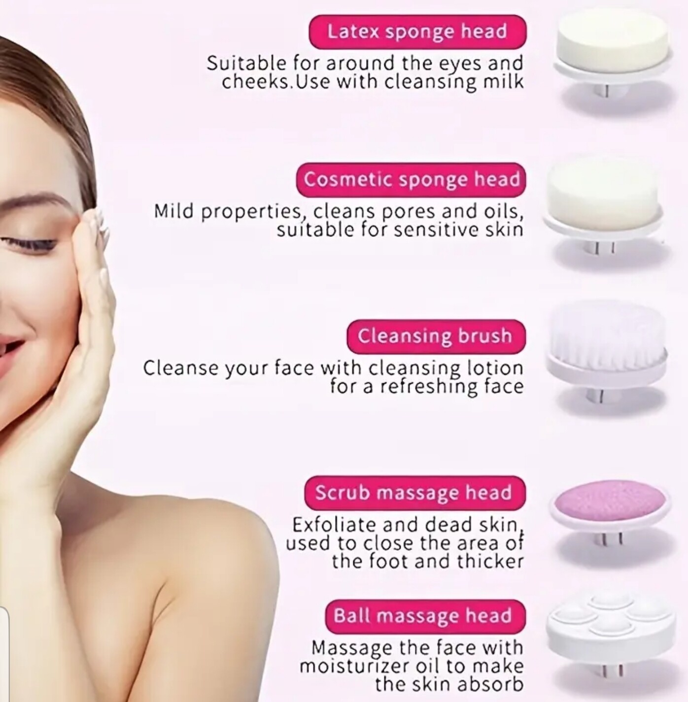 Electronic exfoliating brush