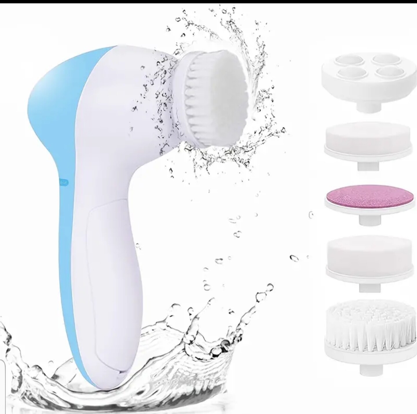 Electronic exfoliating brush