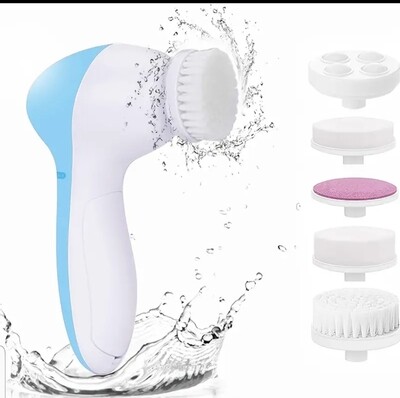 Electronic exfoliating brush