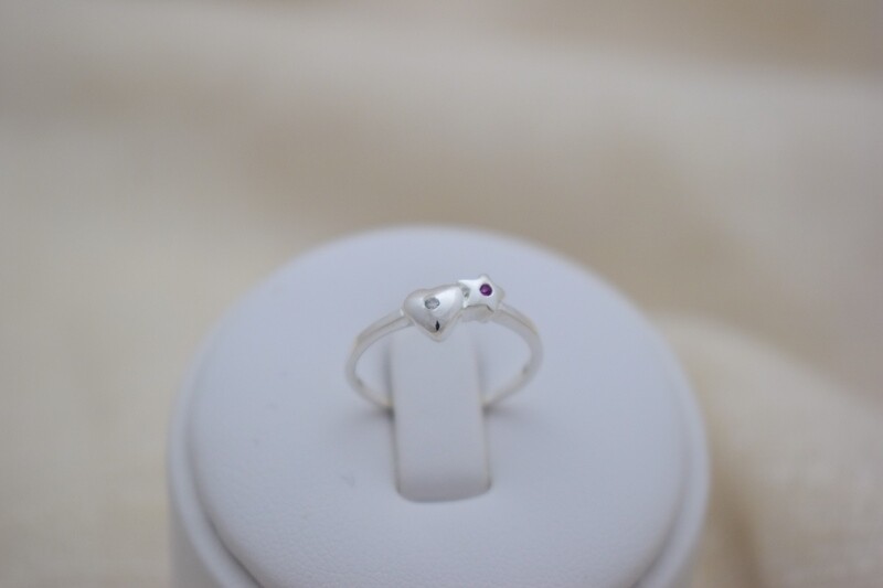 Anillo de Niña Corazon