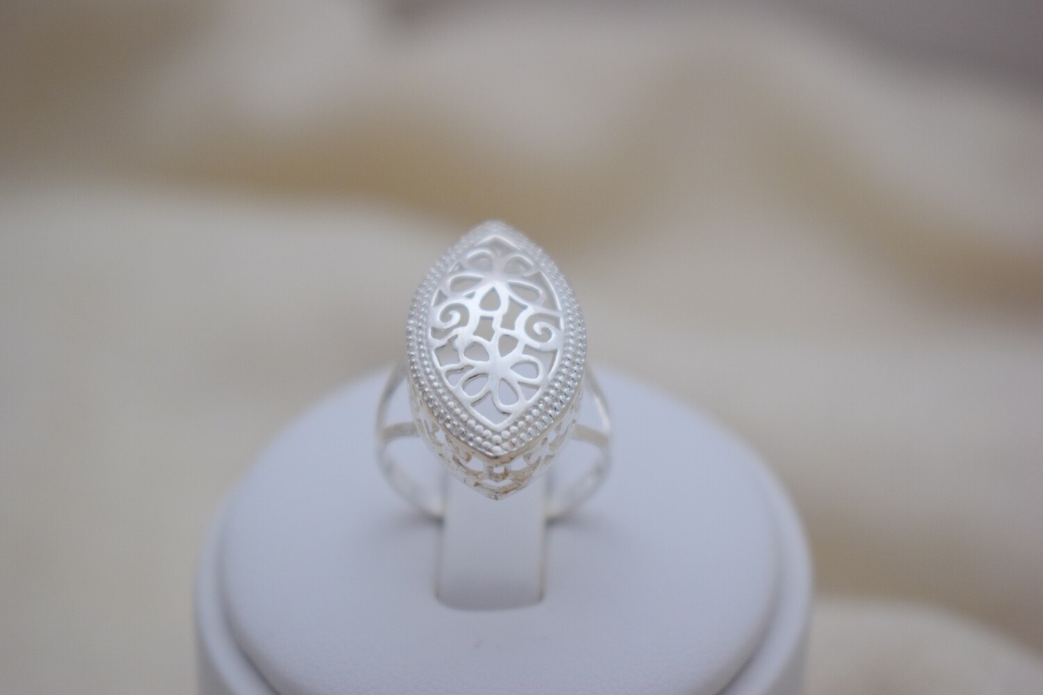 Anillo Tramado Ovalado