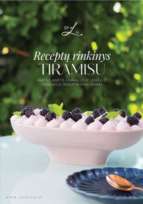 Receptų PDF &quot;TIRAMISU&quot;