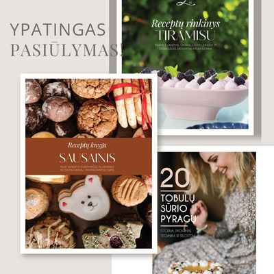 Net 3 receptų PDF rinkinys!