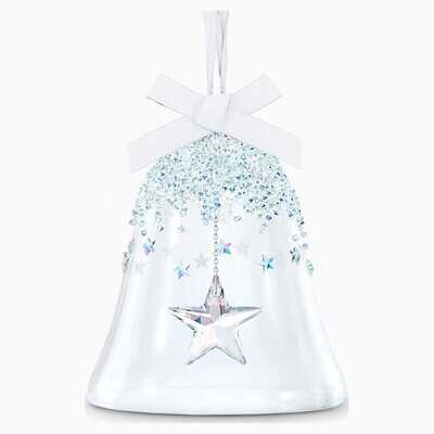 Swarovski Holiday Bell Ornament with Star