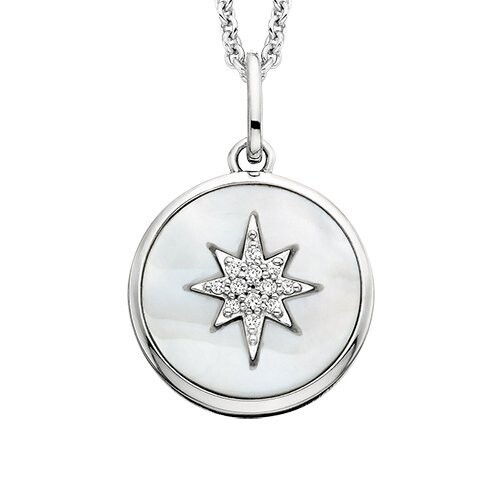 1pc Simple Eight-Pointed Star & Sun Shaped Pendant Necklace For Women,  Daily Wear | SHEIN