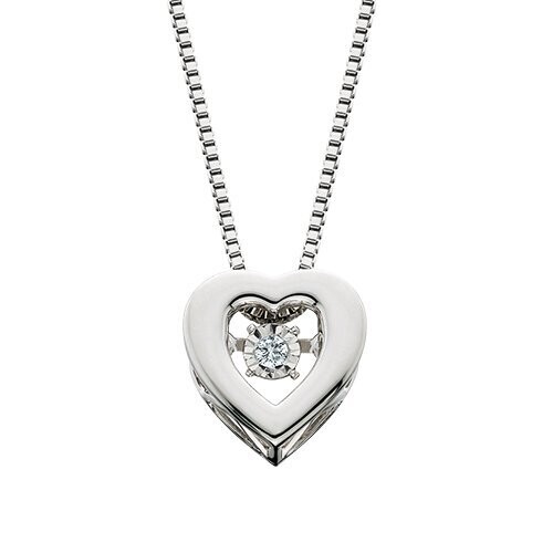 White Gold Mini Onyx Inlay Heart Necklace with Diamonds for Women |  Jennifer Meyer